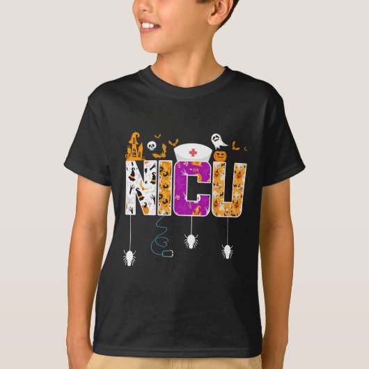 T-shirt NICU Infirmière Halloween Hospital Fun Soins infir (Devant)