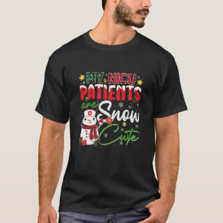 T-shirt NICU Infirmière mignonne neige drôle Pyjamas de No