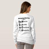 T-shirt NICU Infirmières chemise à manches longues (Dos entier)