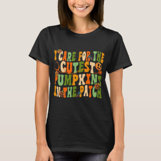 T-shirt Nicu Nurse Halloween Je M'Occupe Du Citrouille Le