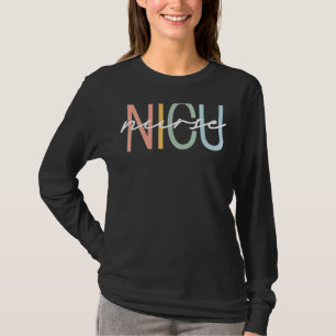 T-shirt Nicu Nurse Icu Neonatal Boho Rainbow Team Tiny Hum