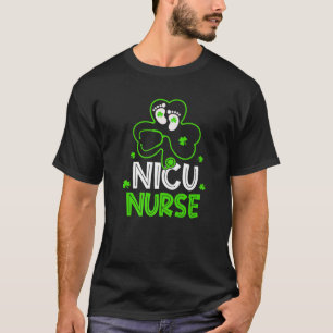 T-shirt NICU Nurse Life Stethoscope Nurse Happy St Patri