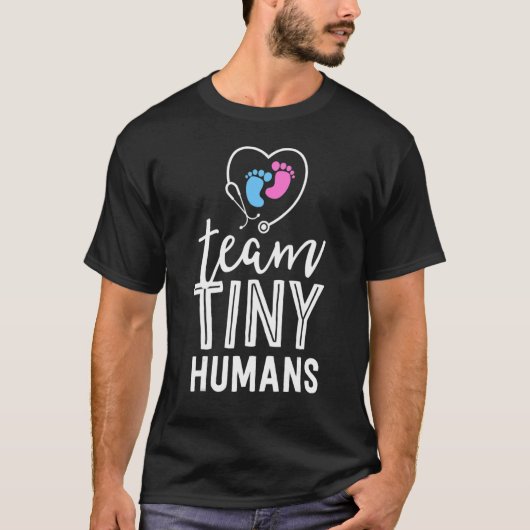 T-shirt NICU Nurse Team Tiny Humans Neonatal ICU Nurse (Devant)