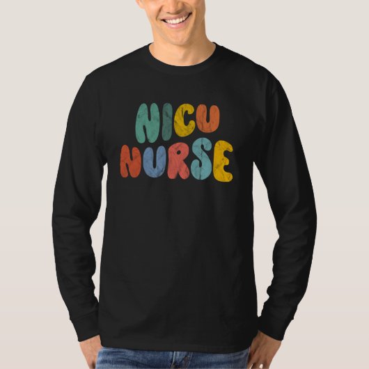 T-shirt Nicu Nurse Week Groovy Appreciation Day For Women  (Devant)