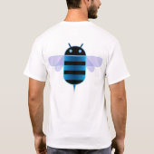 T-shirt Nid d'abeilles androïde (Dos)