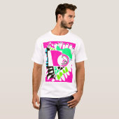 T-shirt Nid d'oiseau - Fuchsia White (Devant entier)