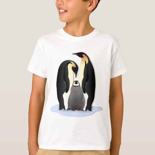 T-shirt Nidification des pingouins de l'empereur (Devant)