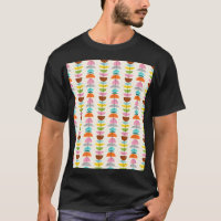 T-shirt nids colorés rétro