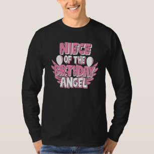 T-shirt Nièce De L'Anniversaire Angel Tante Party