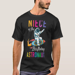 T-shirt Nièce De L'Anniversaire Astronaut Espace Anniversa
