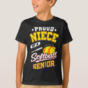 T-shirt Nièce fière d'une classe terminale de softball 202