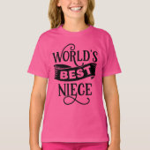 T-shirt Nièce la plus cool du monde (Devant)