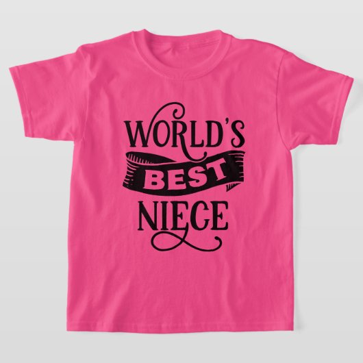 T-shirt Nièce la plus cool du monde (Poser)