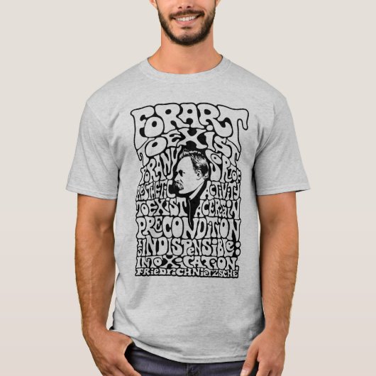 T-shirt Nietzsche - art (Devant)