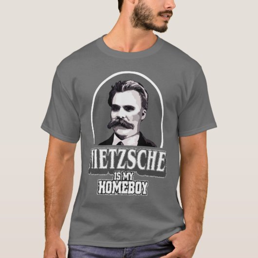 T-shirt Nietzsche est mon Homeboy (Devant)