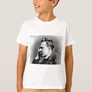 T-shirt Nietzsche "Fierté Vs Mémoire" Citation De Sagesse 