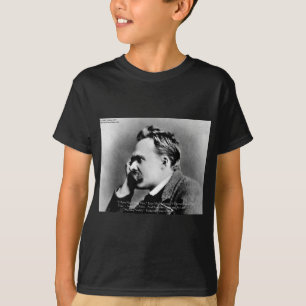 T-shirt Nietzsche "Fierté Vs Mémoire" Citation De Sagesse