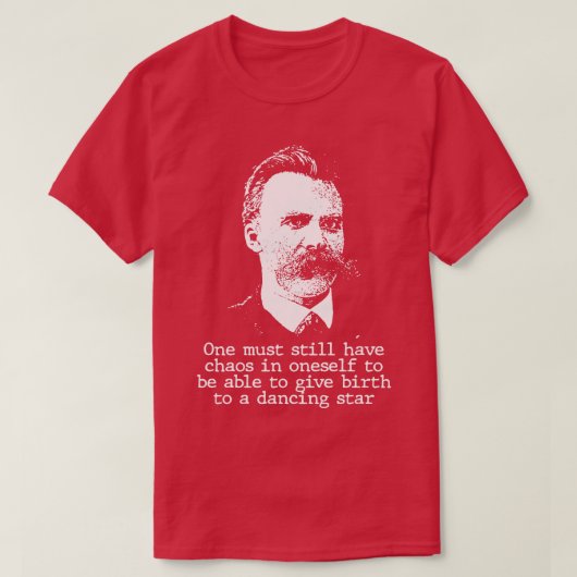 T-shirt Nietzsche Meme Nietzsche (Design devant)