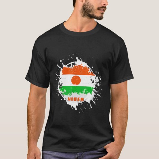 T-shirt Niger Splash (Devant)