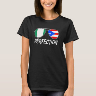 T-shirt Nigérian Plus Puerto Rican Perfection Lunettes de
