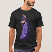 T-shirt Night Doberman (Devant)