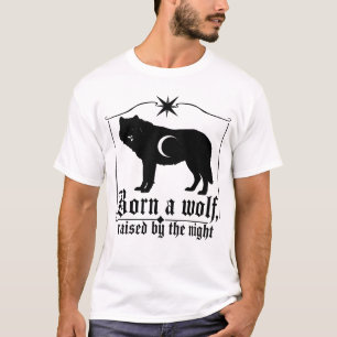 T-Shirt Night Gothic Né Loup