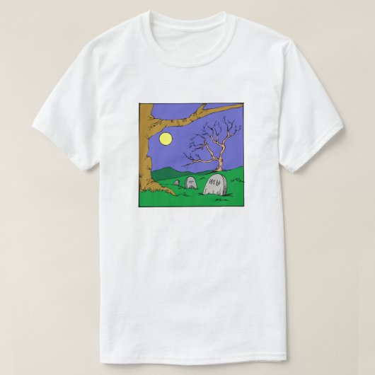 T-shirt Night Graveyard (Design devant)