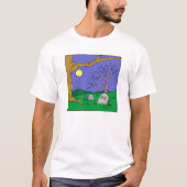 T-shirt Night Graveyard (Devant)