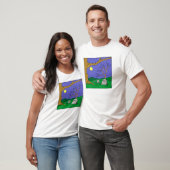 T-shirt Night Graveyard (Unisexe)