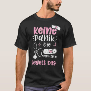T-shirt Night Owl Keine Panik Die Nachteule Regelt Das Nu
