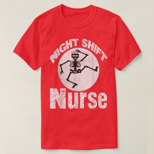 T-shirt night shift nurse funny nurse Sleep All Day Nurse  (Design devant)