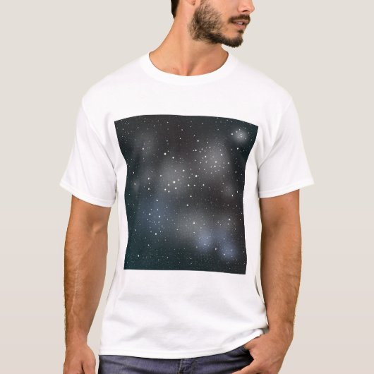 T-shirt Night Sky Mens (Devant)
