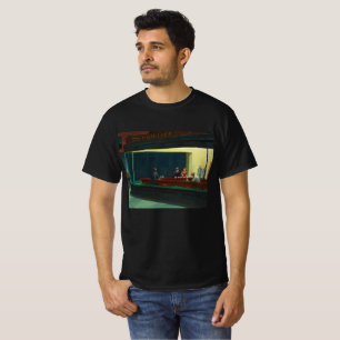T-shirt Nighthawks peinture par Edward Hopper