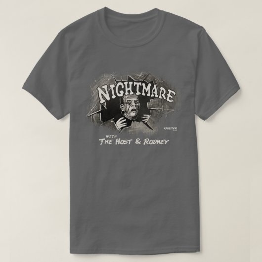 T-shirt Nightmare avec l'hôte et Rodney (Design devant)