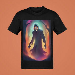 T-shirt Nightmare de squelette déplaisant L'obscurité de l