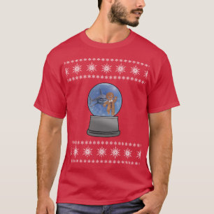 T-shirt Nightmare du Globe des neiges avec l'homme en pain
