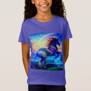 T-Shirt NightScape-Young Girl-