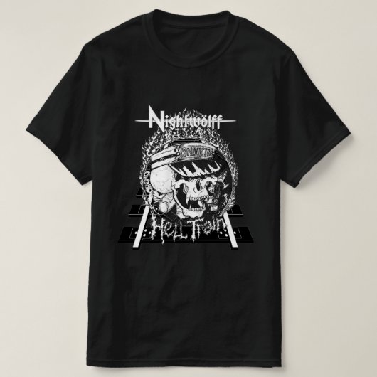T-shirt Nightwölff Hell Train Tee (Design devant)