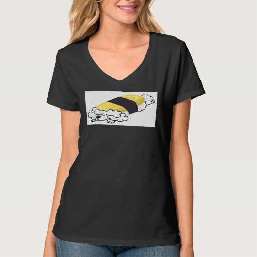 T-shirt Nigiri Poodle (Devant)