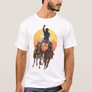 T-shirt Nihang Singh à cheval C