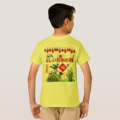 T-shirt Nihon no sogen jaune (Dos entier)