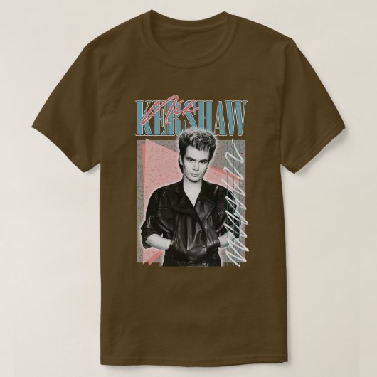 T-shirt Nik Kershaw 80s Style Retro Design (Design devant)