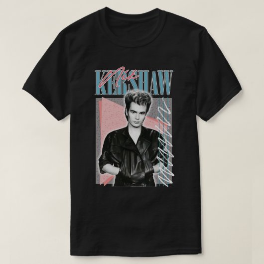 T-shirt Nik Kershaw 80s Style Retro Design (Design devant)