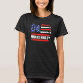T-shirt Nikki Haley 2024 American Flag USA Flag  1 (Devant)