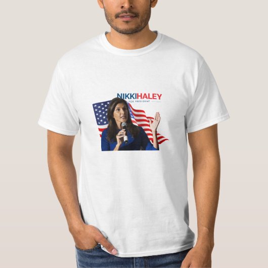 T-shirt Nikki Haley à la présidence 2024 (Devant)