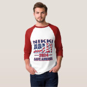 T-shirt Nikki Haley Save America (Devant entier)