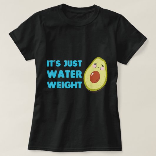 T-shirt Nikocado Avocado sa juste alimentation en poids d' (Design devant)