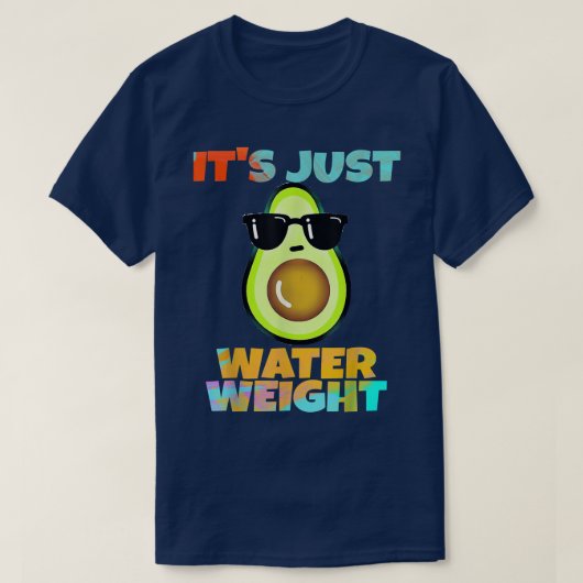 T-shirt Nikocado Avocado sa juste alimentation en poids d' (Design devant)