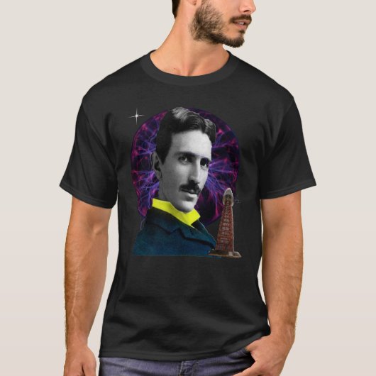 T-shirt Nikola tesla (Devant)