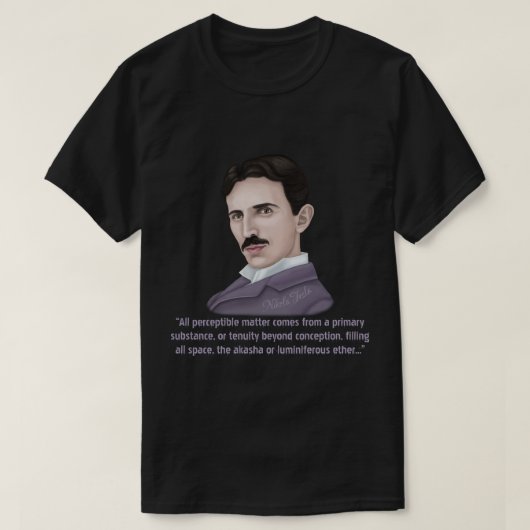 T-shirt Nikola Tesla (Design devant)